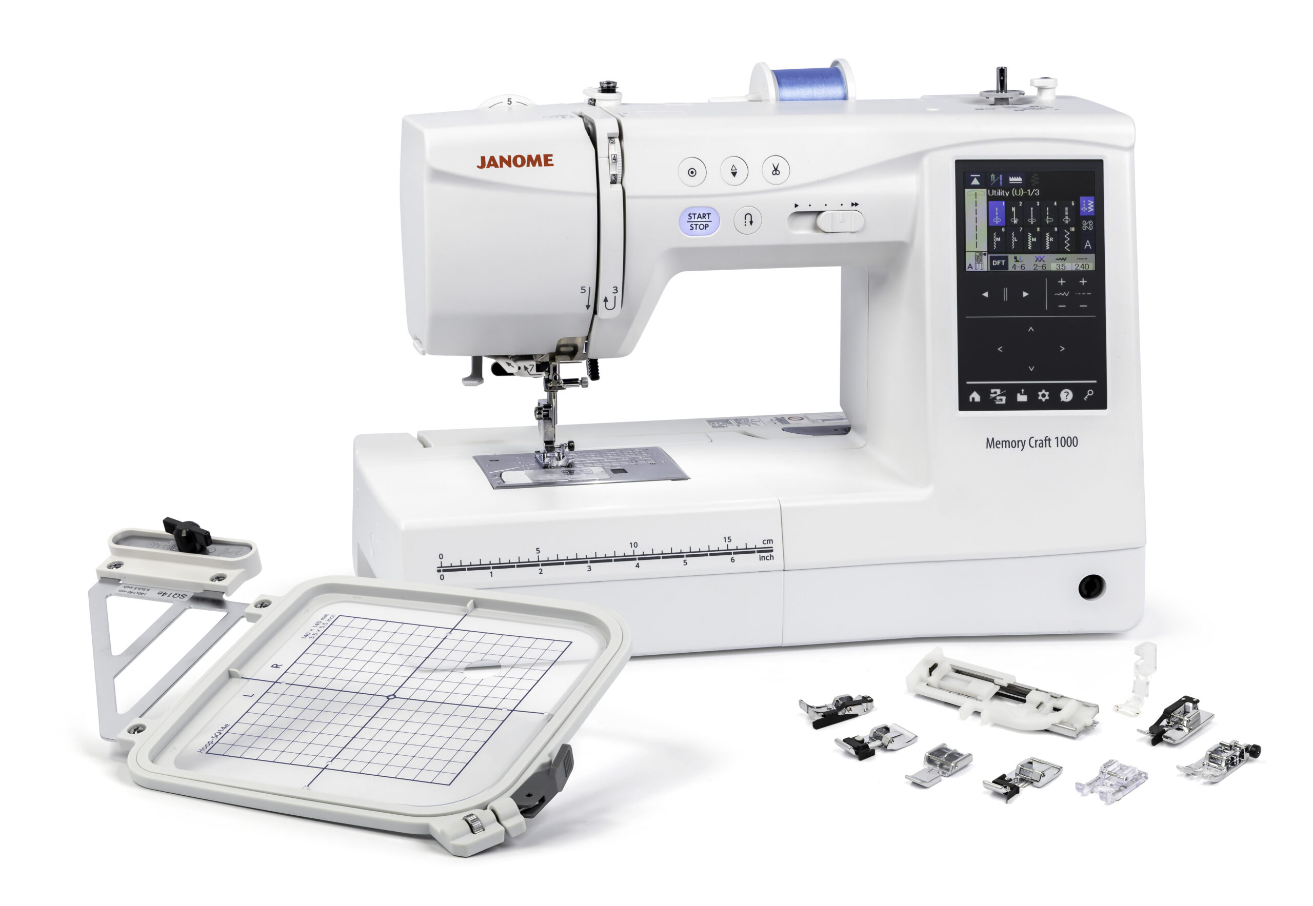 Janome Memory Craft 1000 Sewing and Embroidery Machine - Image 9