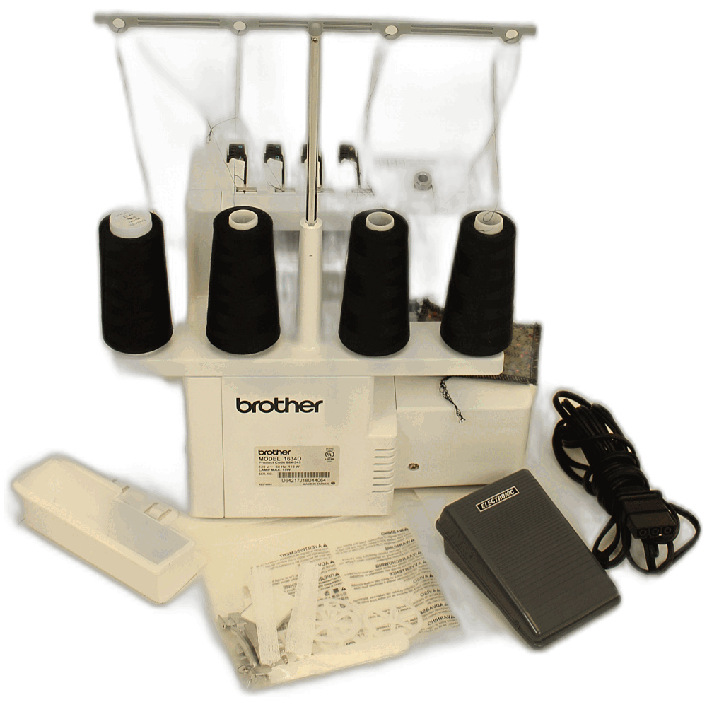 Brother 1634d 4 thread serger reconditioned with 30 day warranty - Image 2