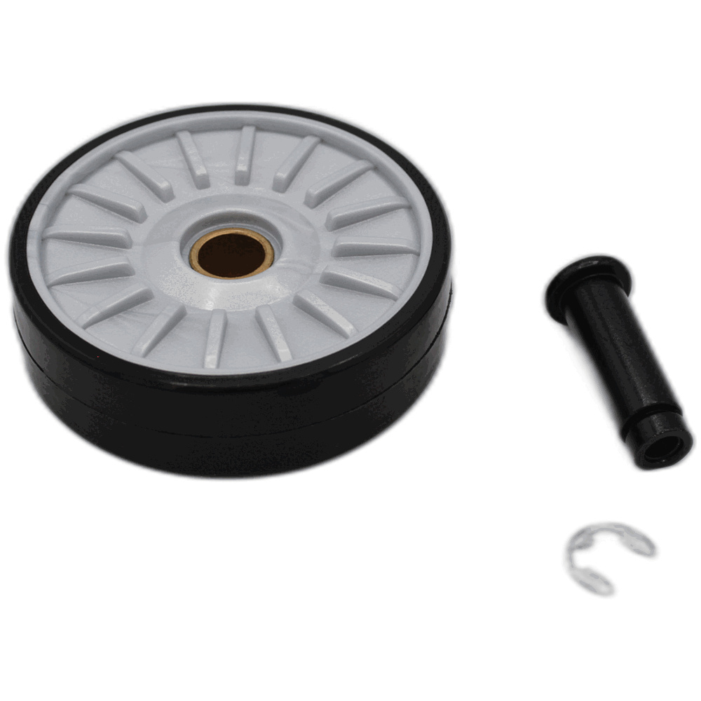 Wheel Assy w Axle and EClip Bissell repair part number: 1608843 - Image 4