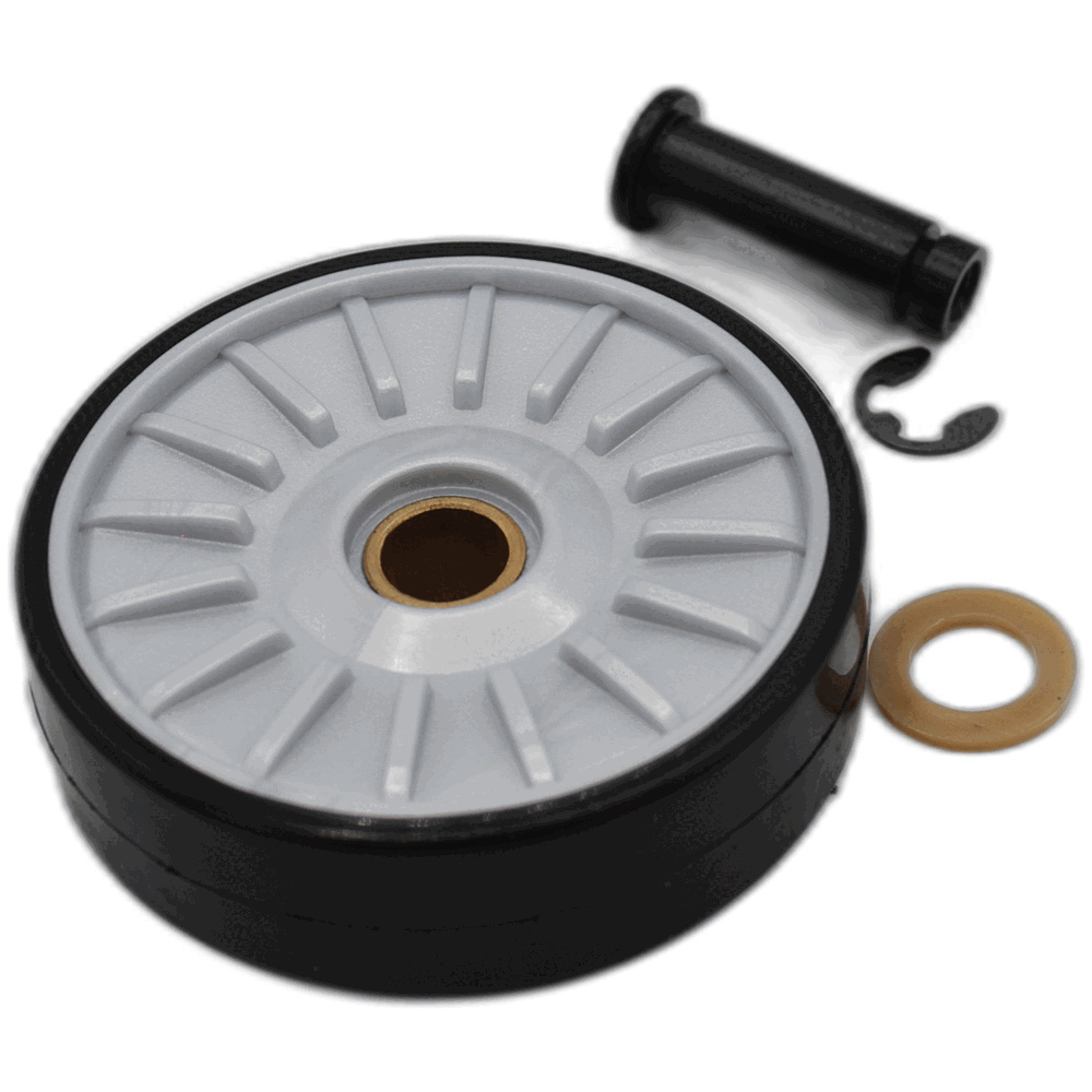 Wheel Assy w Axle and EClip Bissell repair part number: 1608843