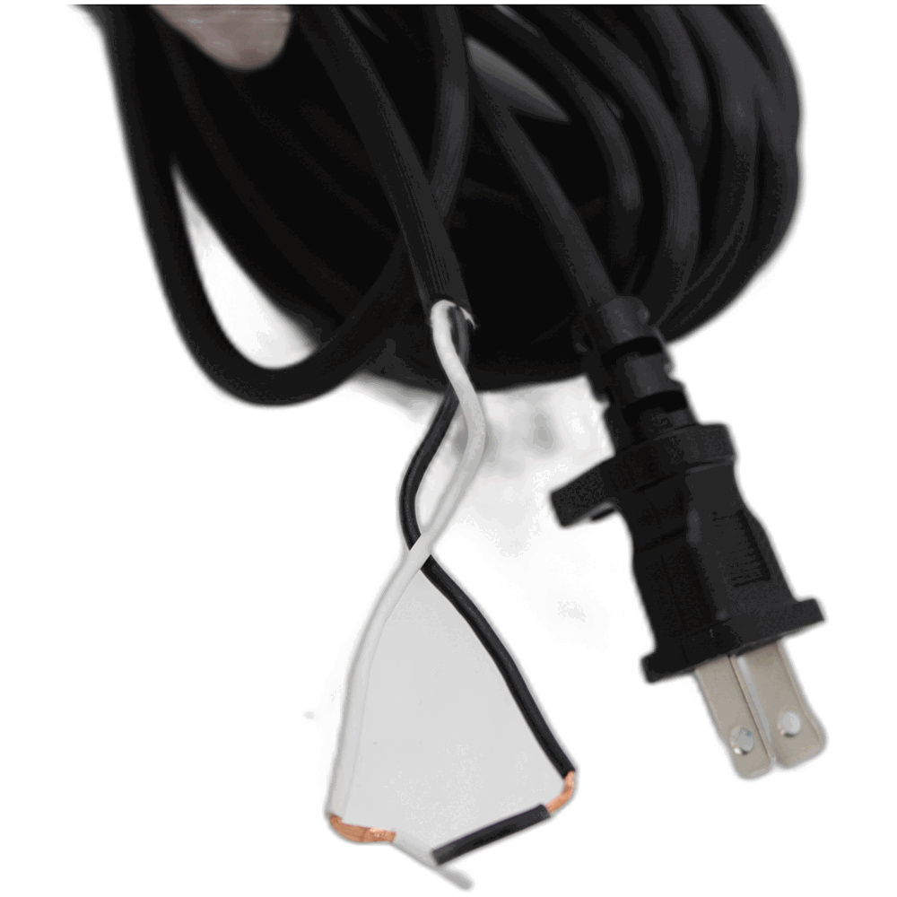 Cord-50' 17-2 Black Fit All W/Grip Male Plug For: fit all, residential - Image 3