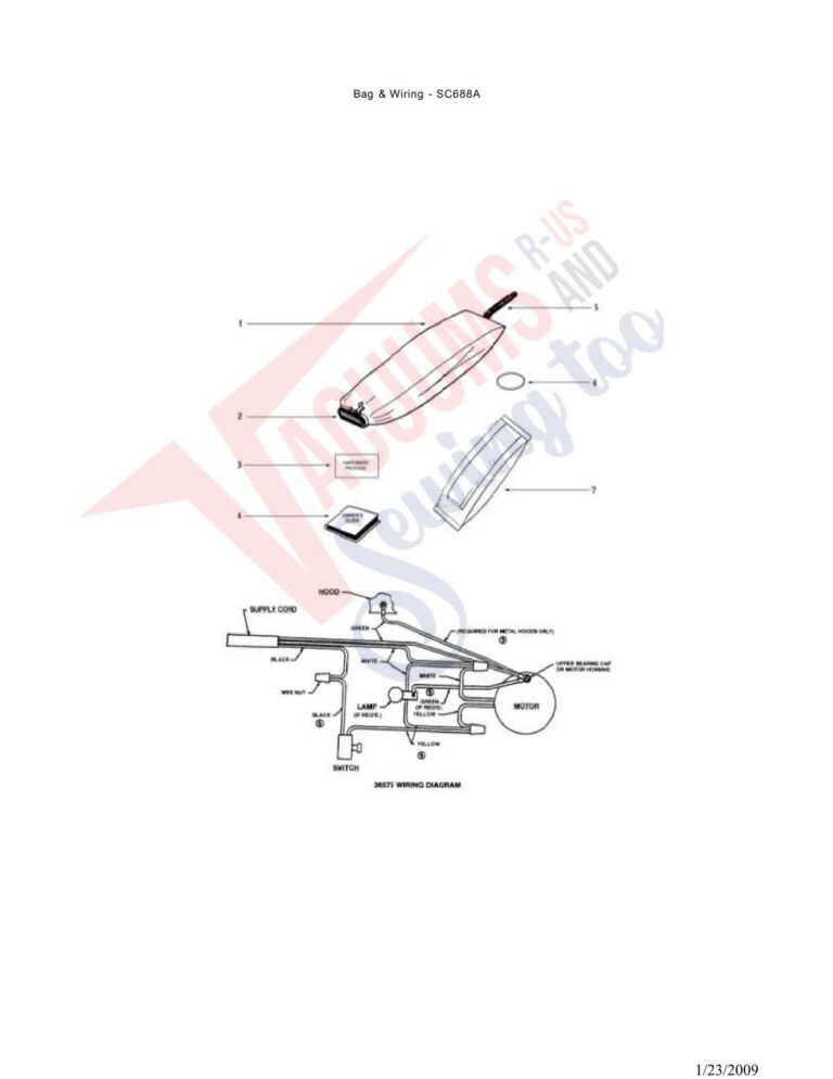 Eureka SC688A schematic page 5 preview