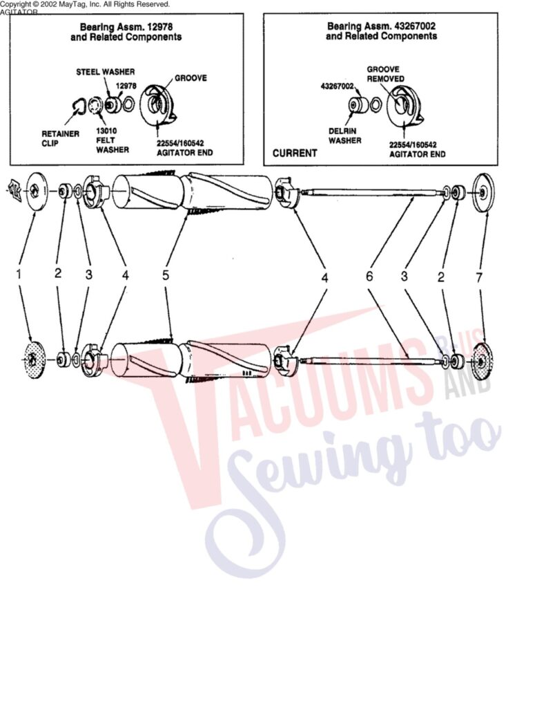 Maytag U4497-9 exploded schematic diagram (page 3)