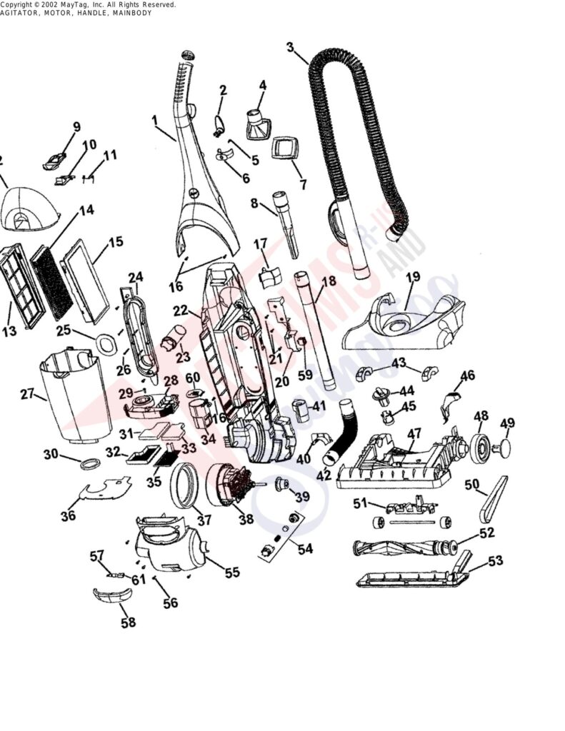 Maytag U5023900 exploded schematic diagram (page 1)
