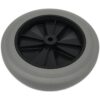 Wheel 10-1/2bore Blk with Gray Tire Midsize Ext