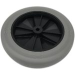 Wheel 10-1/2bore Blk with Gray Tire Midsize Ext — part 37 thumbnail
