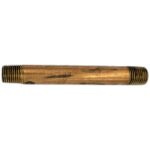 PIPE NIPPLE (SCH.40) 1/4MPT X 4 BRASS — part 28 thumbnail