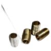 NIPPLE CLOSE 1/4 BRASS