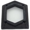 VAC END CAP COVER W/HOLES RUBBER HEX EUREKA
