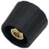 CONTROL KNOB 1/4 DIA W/INDICATOR BLK