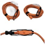 Extension Power Cord 16-3 30 Ft Orange PMS 152C PV160-W14-U — part 16 thumbnail