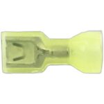 WIRE CONNECTOR FEMALE 12-10 YLW 250 AMP FULL INSULATED QD — part 7 thumbnail