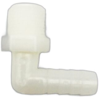 Elbow, Nylon 90 Deg 3/8 NPT X 3/8 Hose Barb
