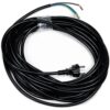 Cord,35ft,Black, 3x1.5mm,Euro