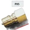 Quick Disconnect, .25 Male/Male 2 Way Shut Off