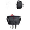 SWITCH, VACUUM, ROCKER ON-ON SPDT 16A 250VAC