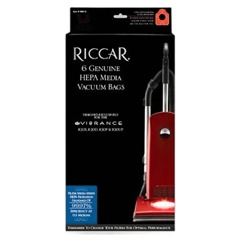 Riccar HEPA Vacuum Bags Type M - 6pk - Image 2