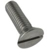 SCREW SLOT. FLAT HD MACH 3/8 16 X 1 1/4 (SS)