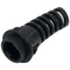 Strain Relief Boot,Vacuum,Black,Cord