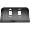 Switch Plate, 2-Switch 0-Light Midsize Extractor