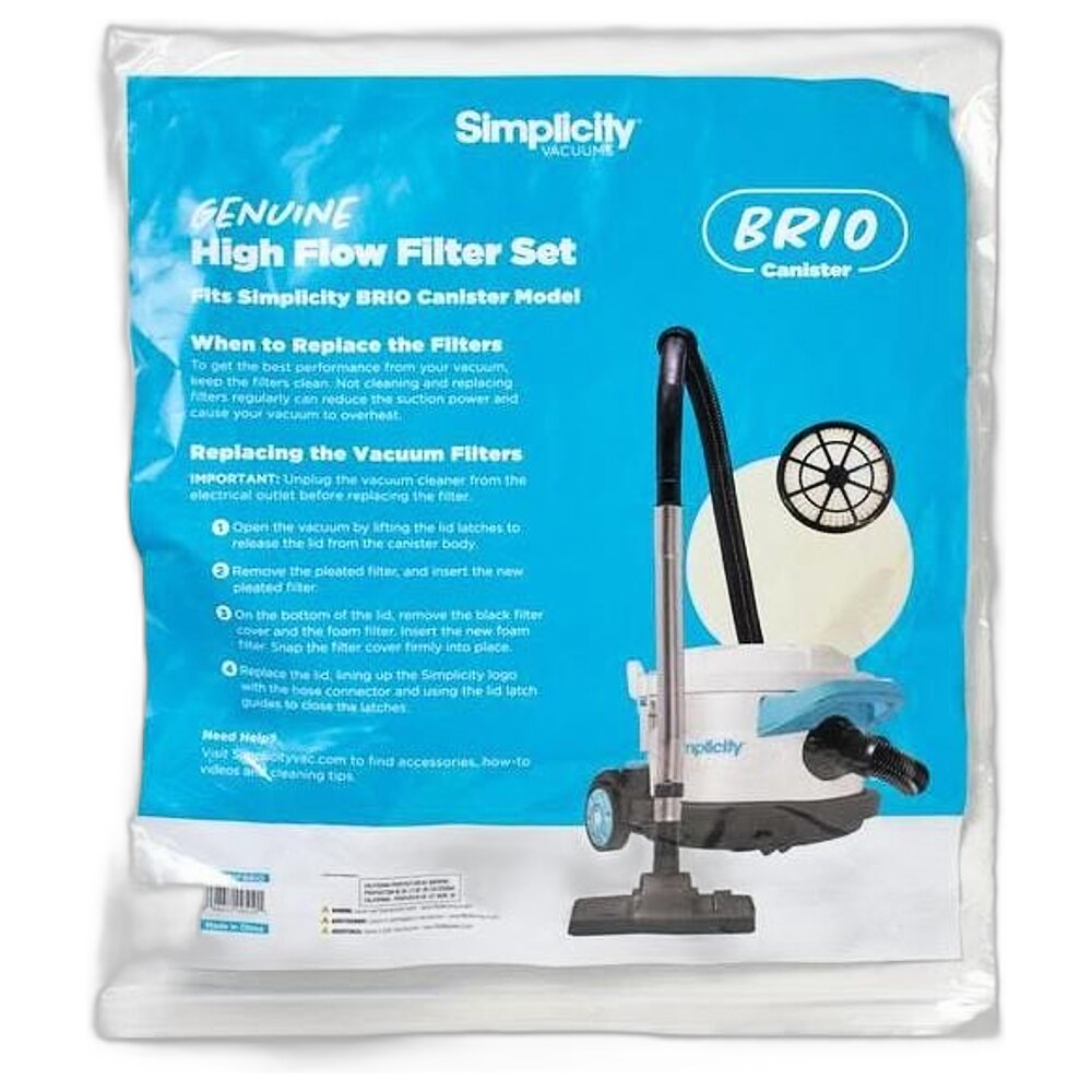 Top FIlter Set Part Number SFBRIO for Simplicity Models BRIO - Image 2
