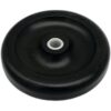 WHEEL 4DIA.(3/8BORE) BLACK(15/16WIDTH)