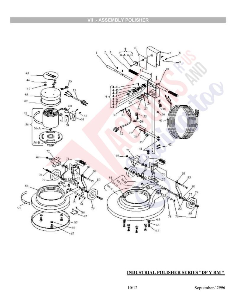 Koblenz RM1715 exploded schematic diagram (page 1)