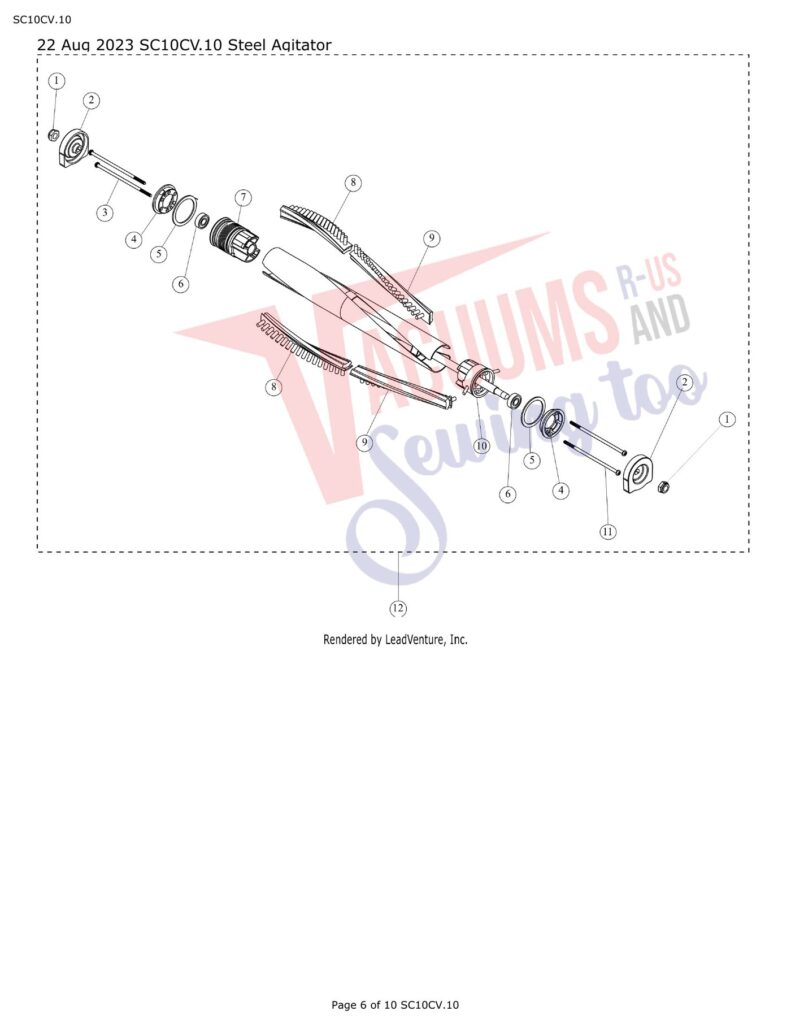 Simplicity SC10CV.10 exploded schematic diagram (page 2)