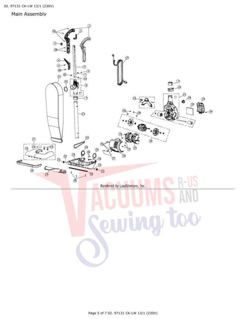 Tornado CL-LW 13/ exploded schematic diagram (page 2)