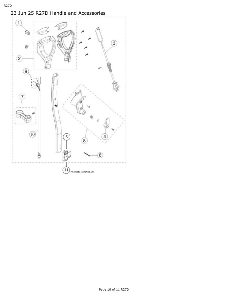 Riccar R27D exploded schematic diagram (page 4)