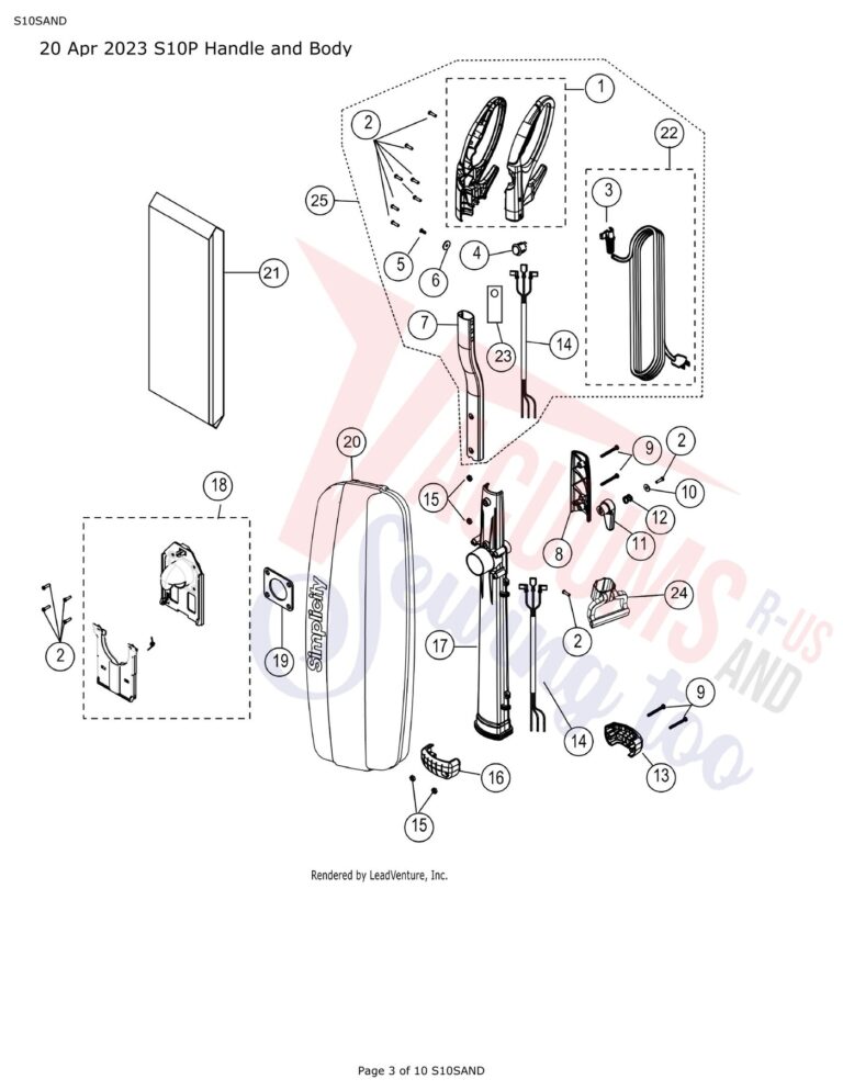 Simplicity S10SAND schematic page 1 preview