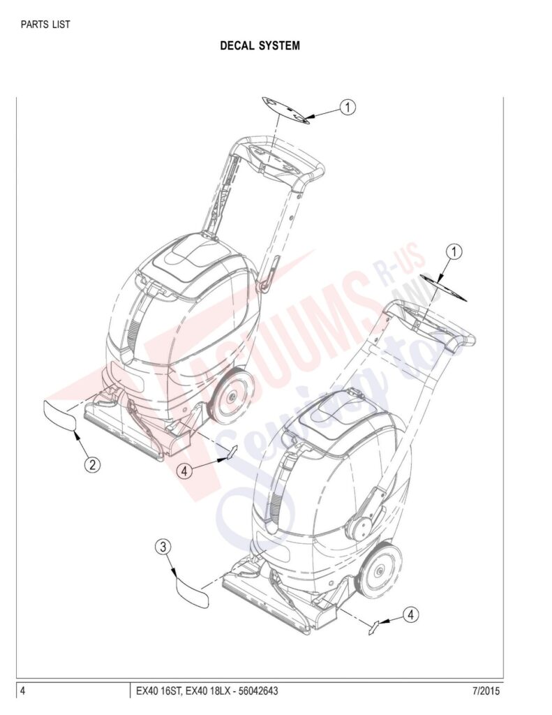 clarke 16ST exploded schematic diagram (page 3)