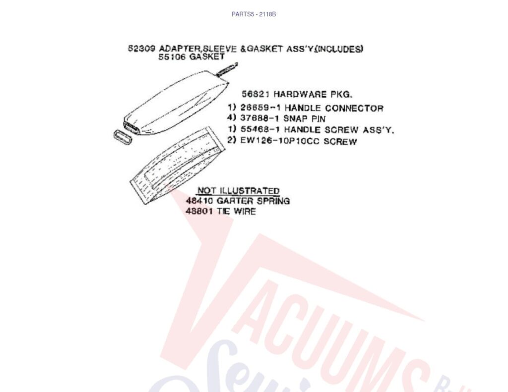 Eureka 2118B exploded schematic diagram (page 5)
