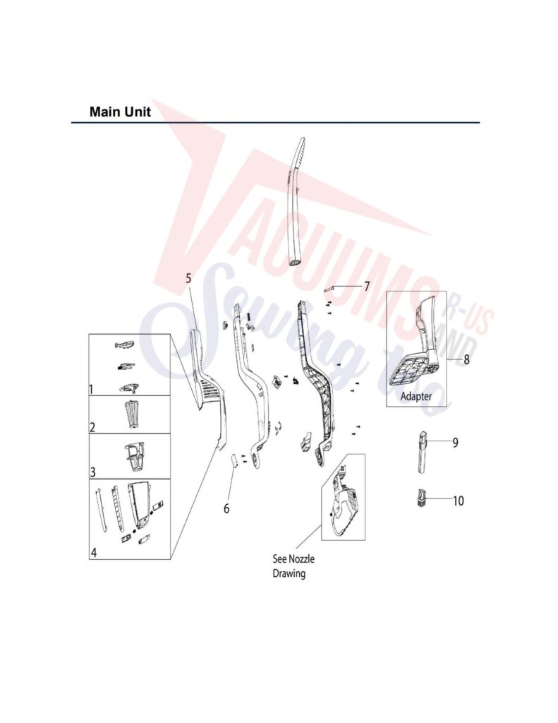 Electrolux EL2021A exploded schematic diagram (page 1)