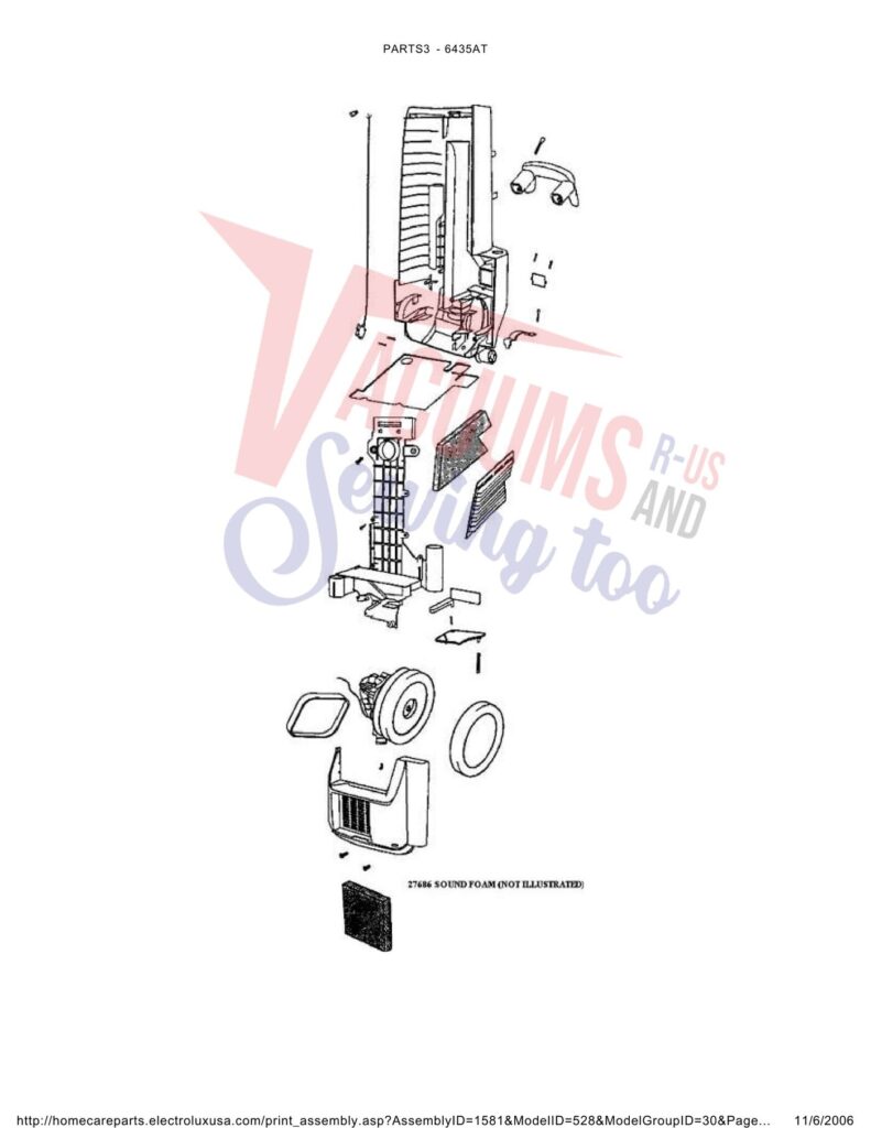 Electrolux 6435AT exploded schematic diagram (page 2)