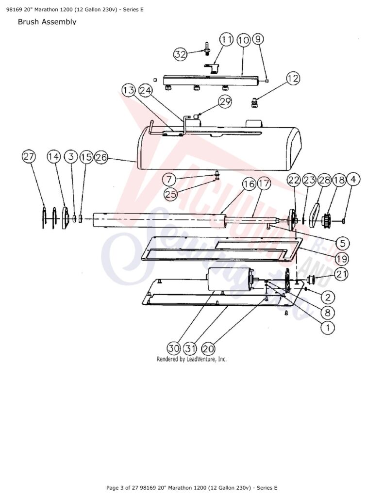 Tornado 98169 exploded schematic diagram (page 1)