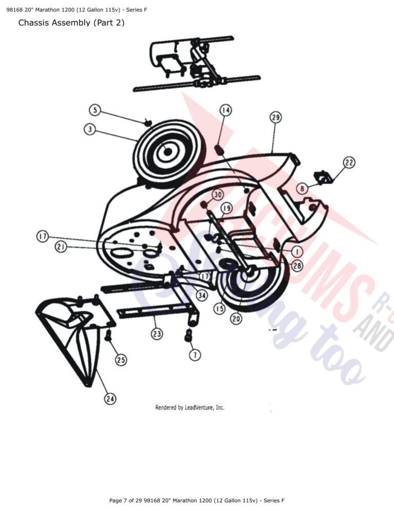 Tornado 98168 20" Marathon schematic page 5 preview