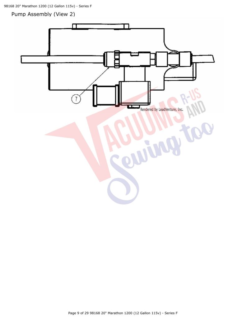 Tornado 98168 20" Marathon exploded schematic diagram (page 6)