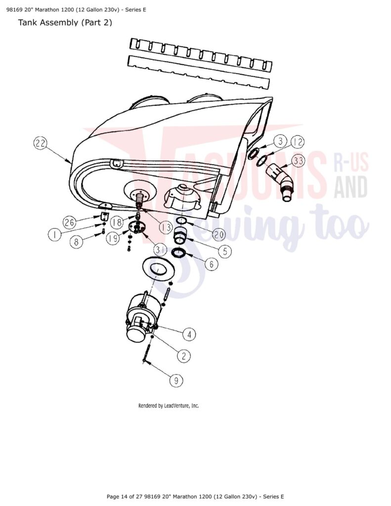 Tornado 98169 exploded schematic diagram (page 7)