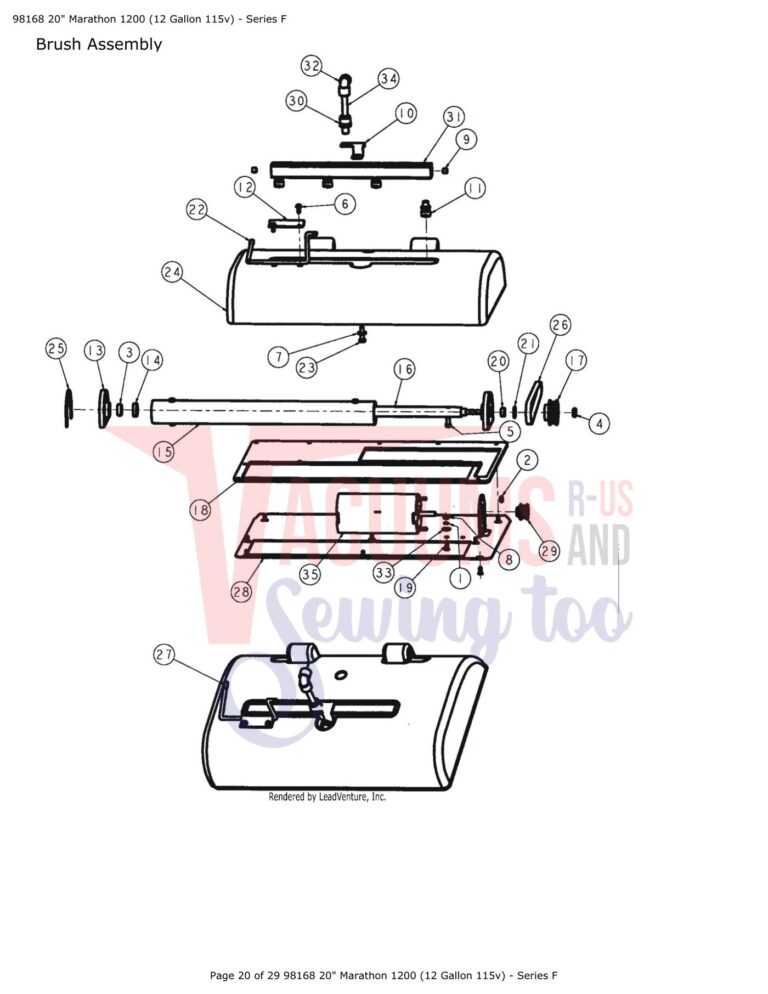Tornado 98168 20" Marathon schematic page 11 preview