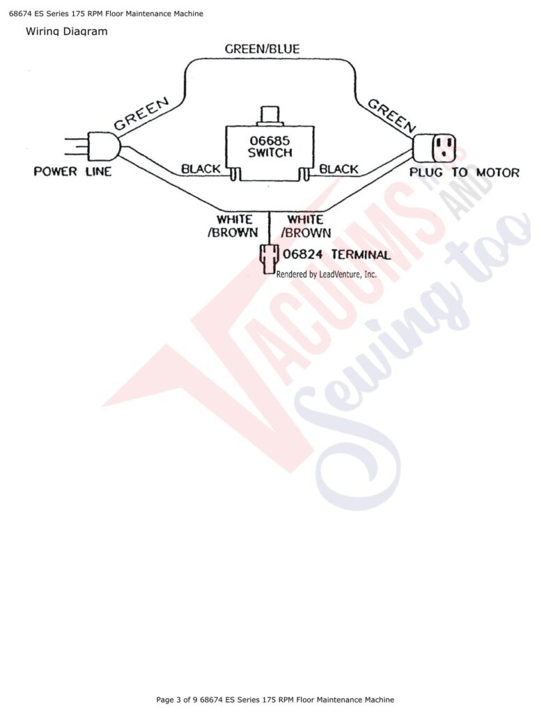 Tornado 68674 exploded schematic diagram (page 1)