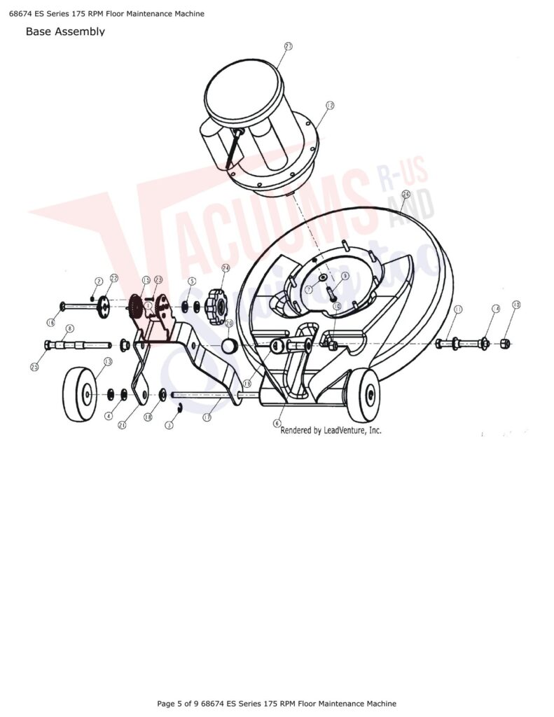 Tornado 68674 exploded schematic diagram (page 2)