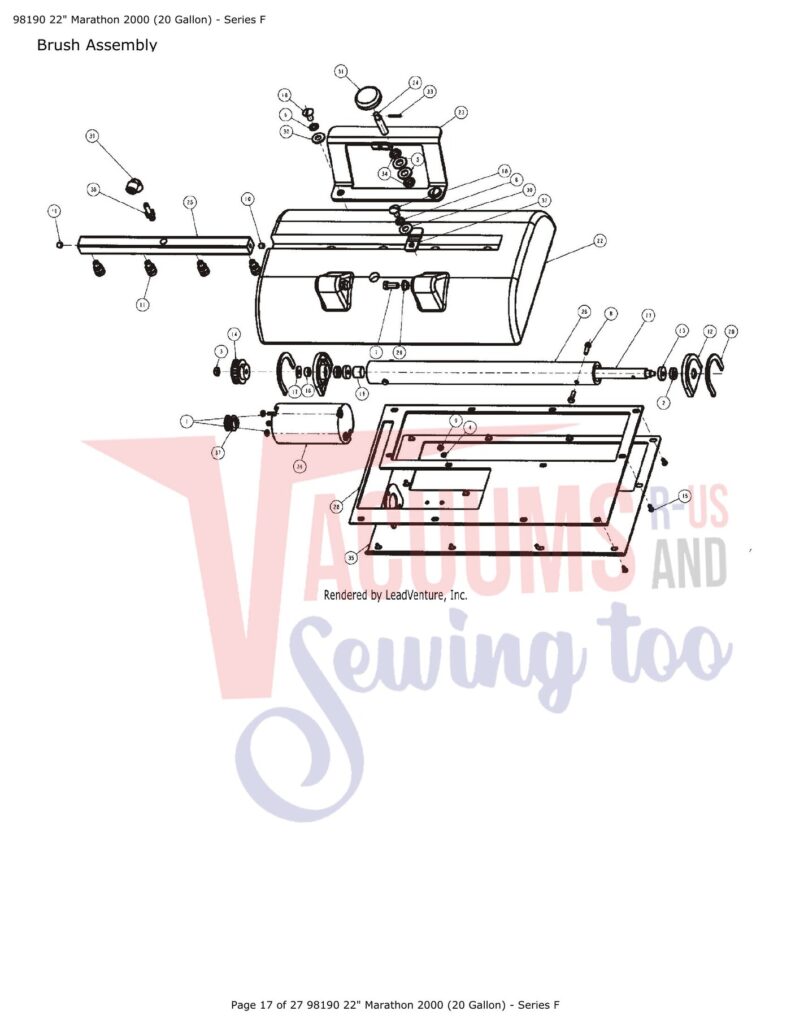 Tornado 98190 exploded schematic diagram (page 7)