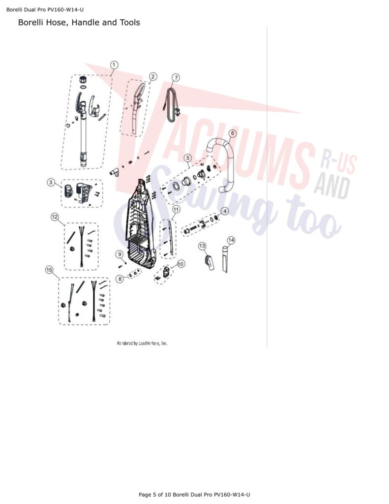 Powr-Flite PC160-W14-U exploded schematic diagram (page 2)