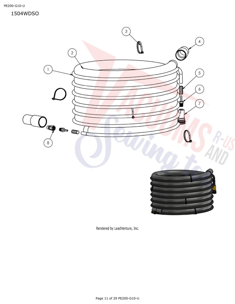 Powr-Flite 281224 exploded schematic diagram (page 7)