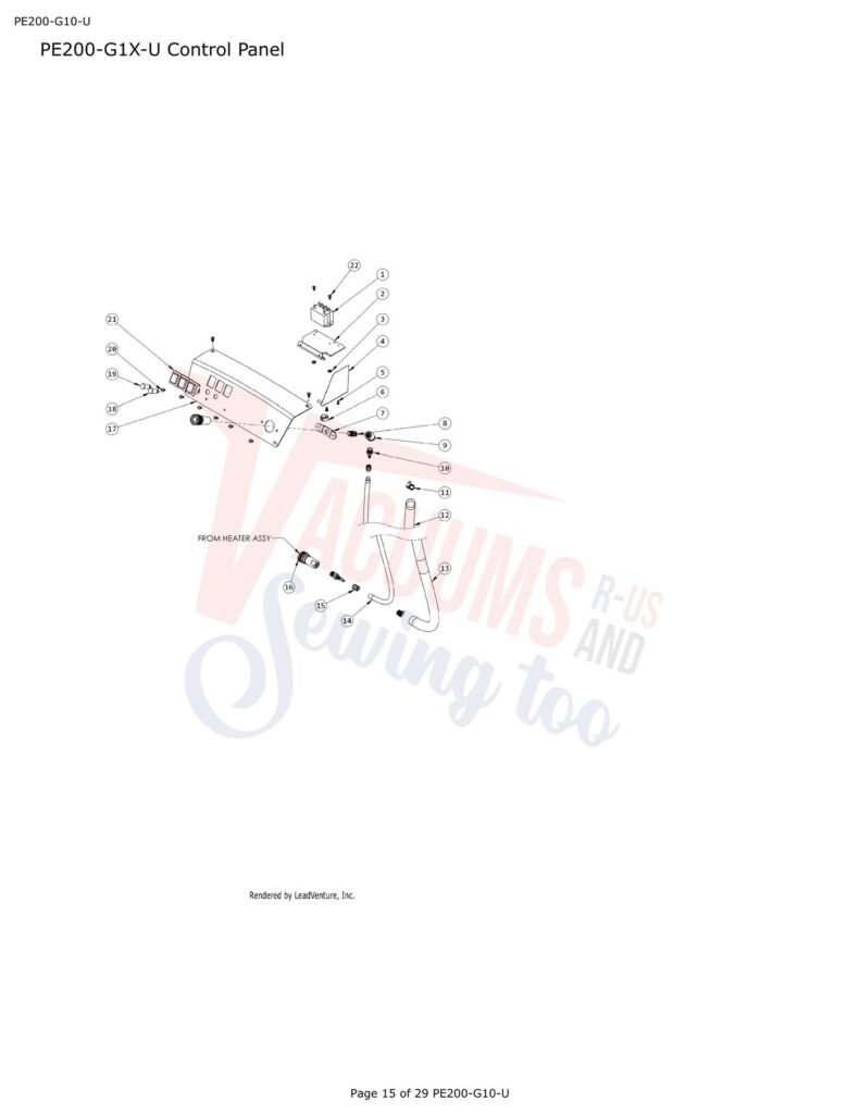 Powr-Flite 281224 exploded schematic diagram (page 9)