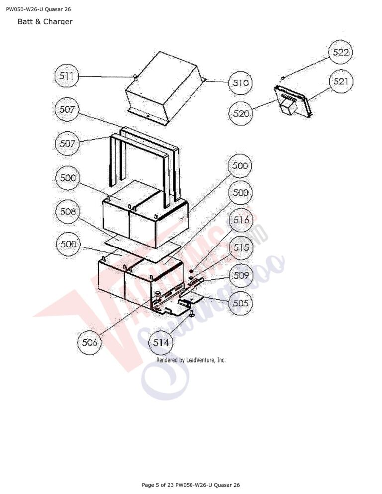 Powr-Flite PW050-W26-U schematic page 1 preview