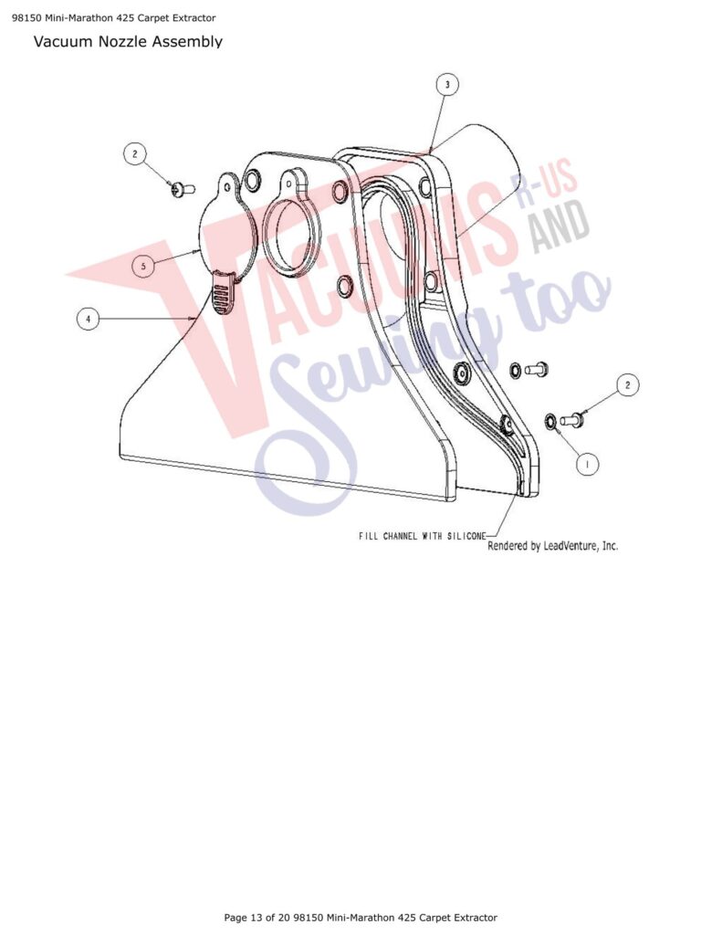 Tornado 98150 exploded schematic diagram (page 5)