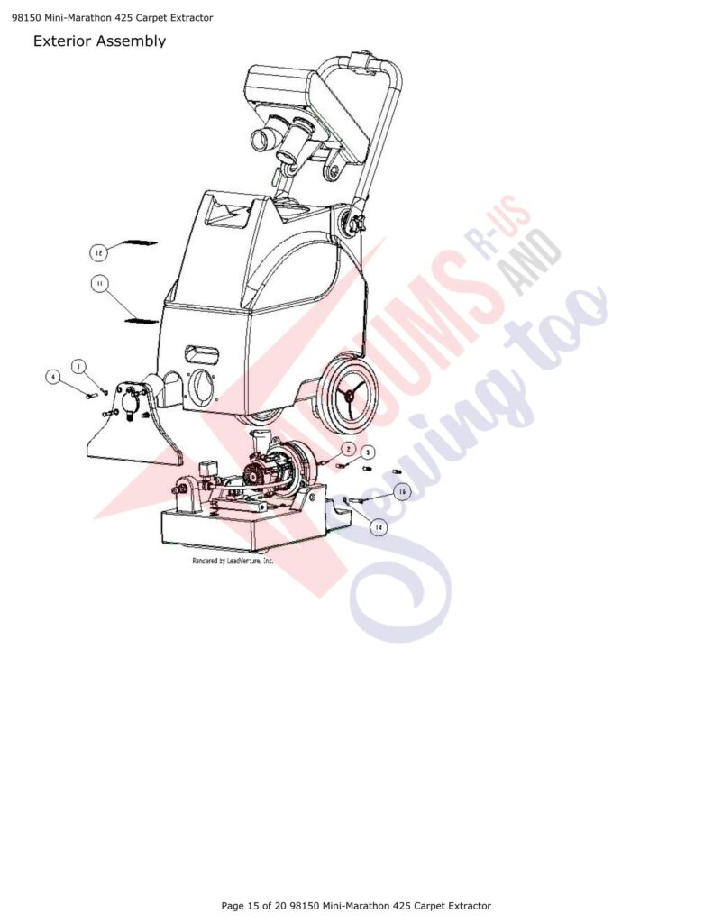 Tornado 98150 exploded schematic diagram (page 6)