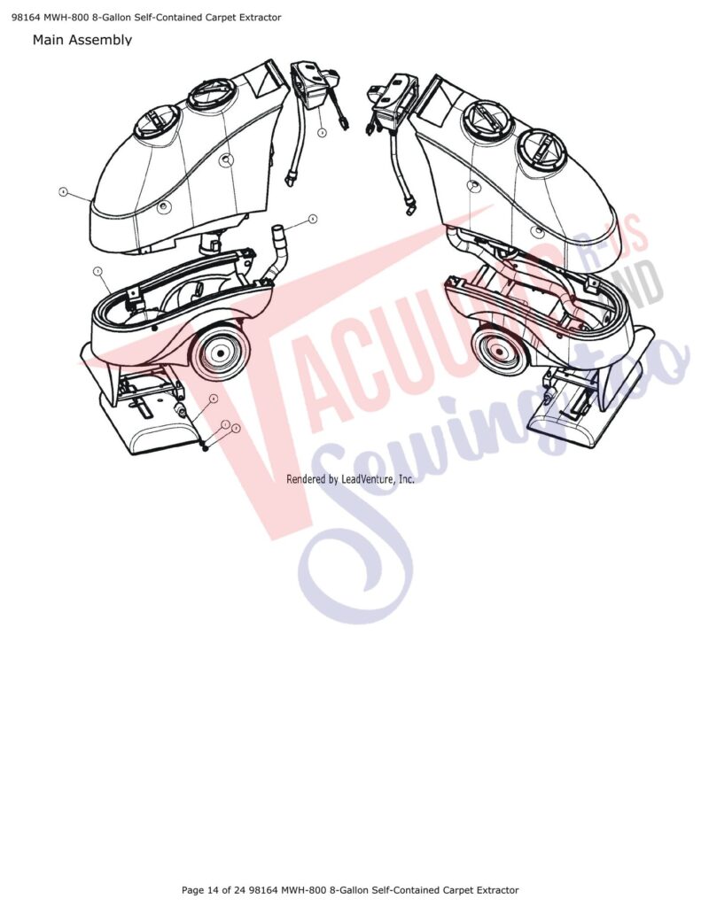 Tornado 98164 MWH-800 exploded schematic diagram (page 5)